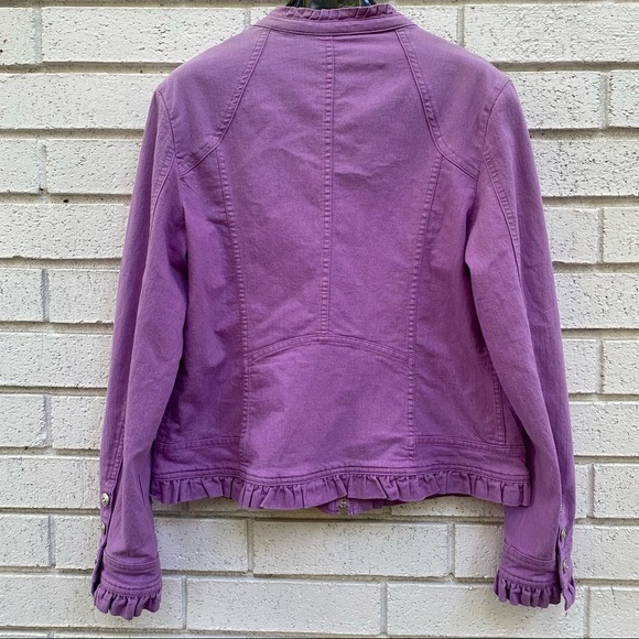 CHRISTINE ALEXANDER | Purple Bling Bedazzled JACKET Small - Picture 2 of 5